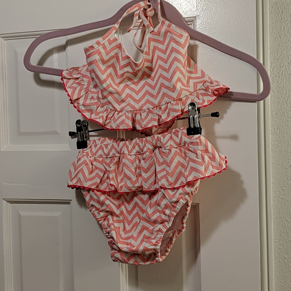 LN Babeeni ruffle bikini size 7